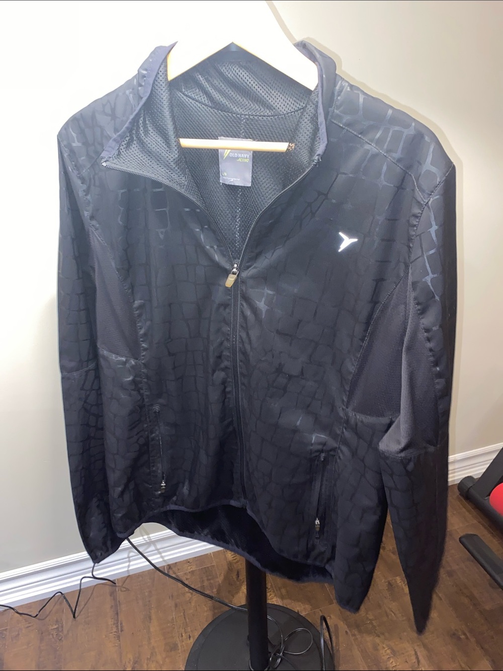 Old Navy Black Performance Zip-Front Jacket